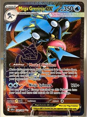 Pokémon TCG: Chaos Rising - MEGA GRENINJA EX 100/086 NM